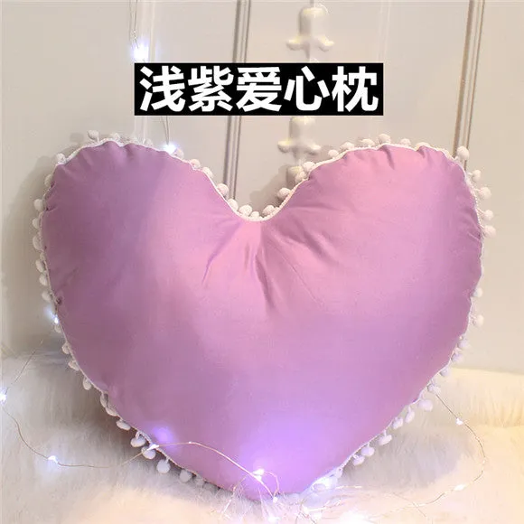 Candy Purple 100% Cotton Luxury Model Room Decor Pillows