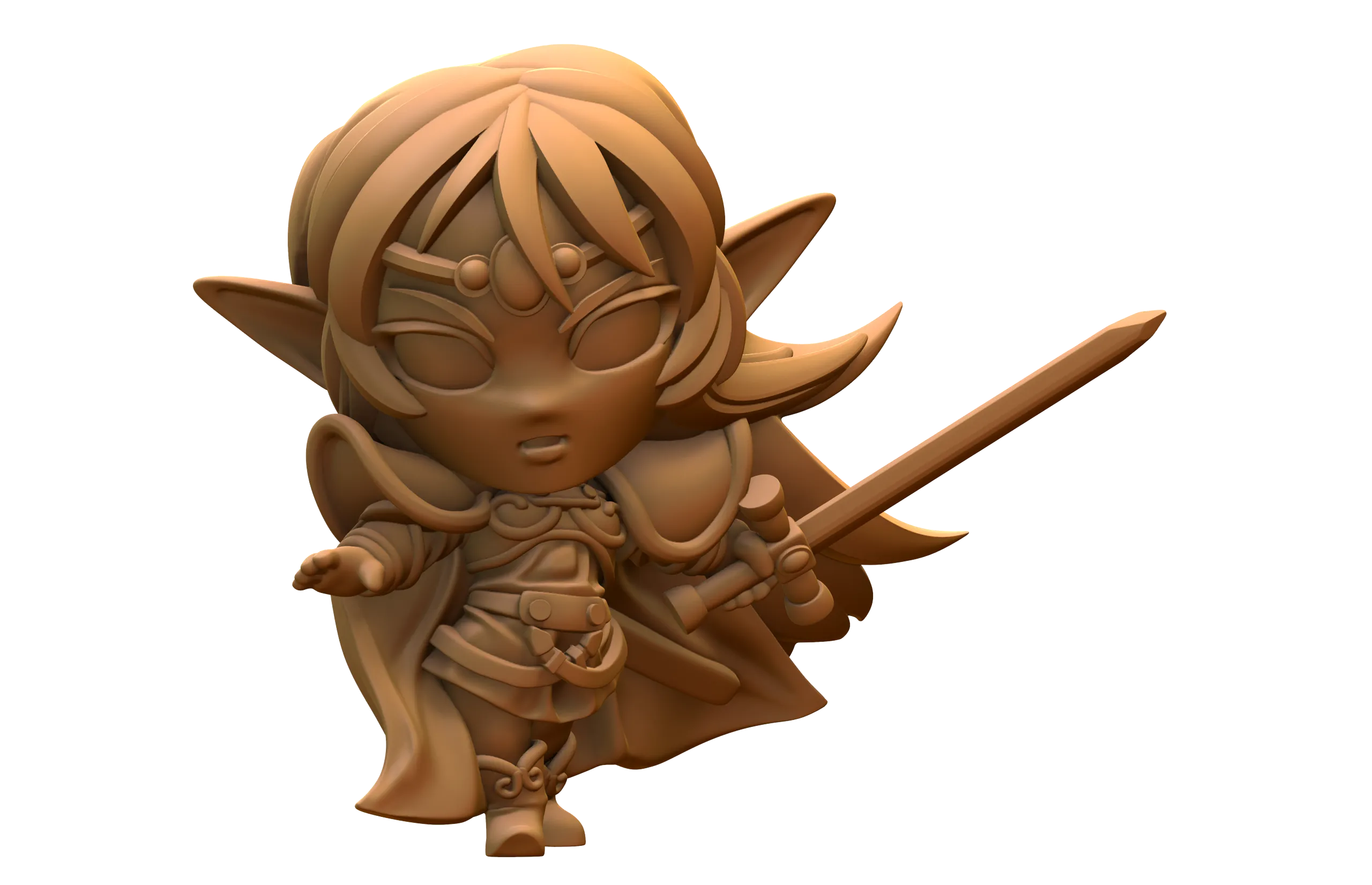 Capsule Chibi - High Elf Fighter - Deedlit