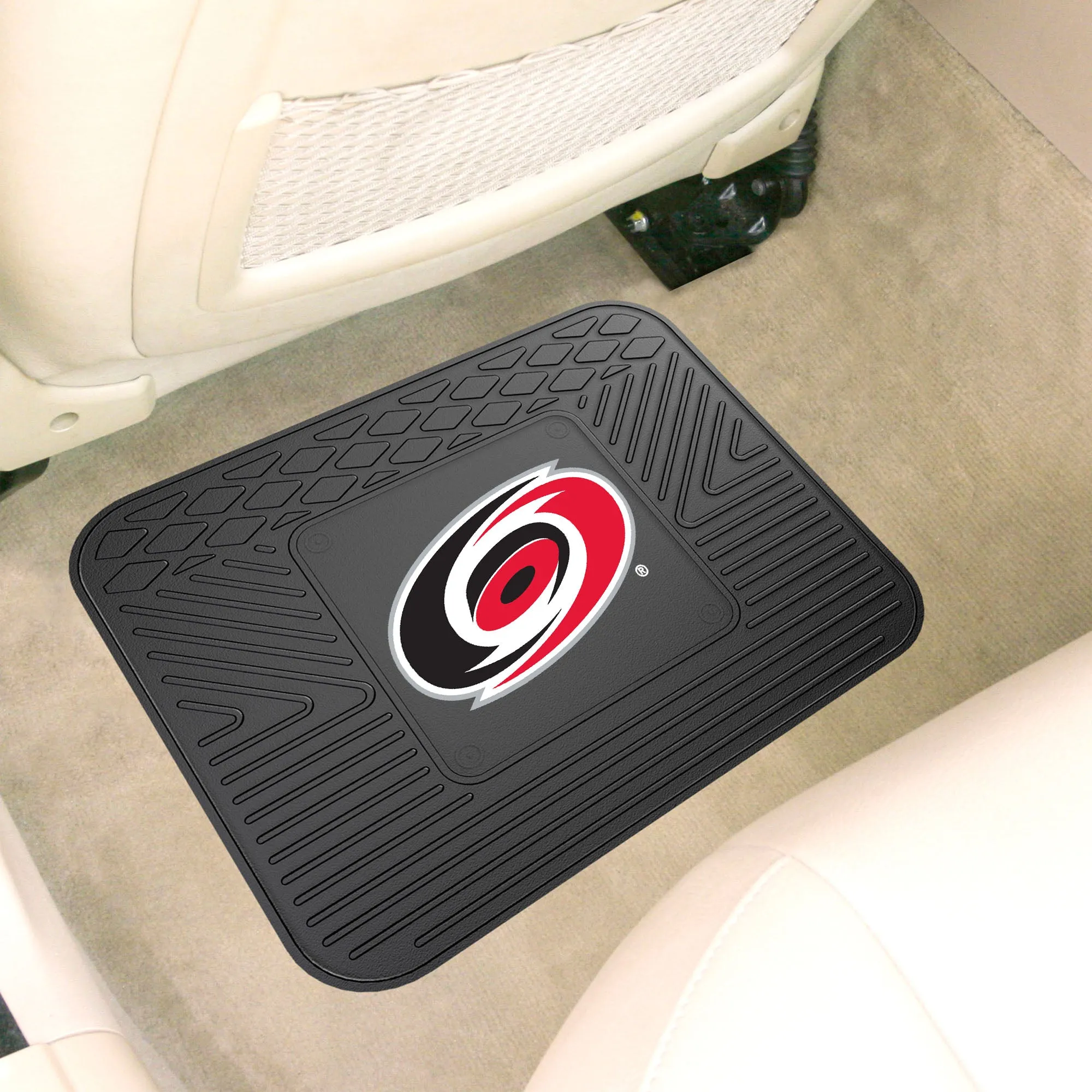 Carolina Hurricanes Back Seat Car Utility Mat - 14in. x 17in.