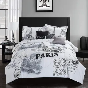 CASA Paris Comforter Set, Full/Queen, 5 Piece