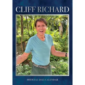 Cliff Richard A3 Calendar 2025 - Official Licensed Merchandise