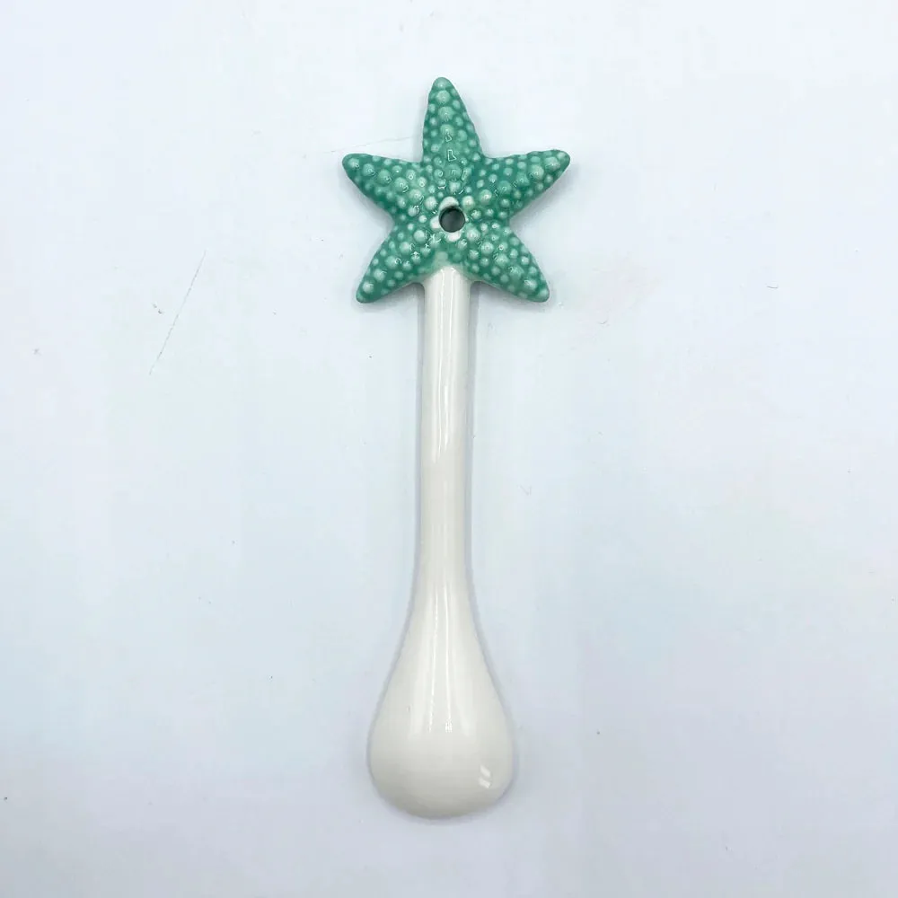 Coral Seahorse and Starfish Spoon Set-house of disaster