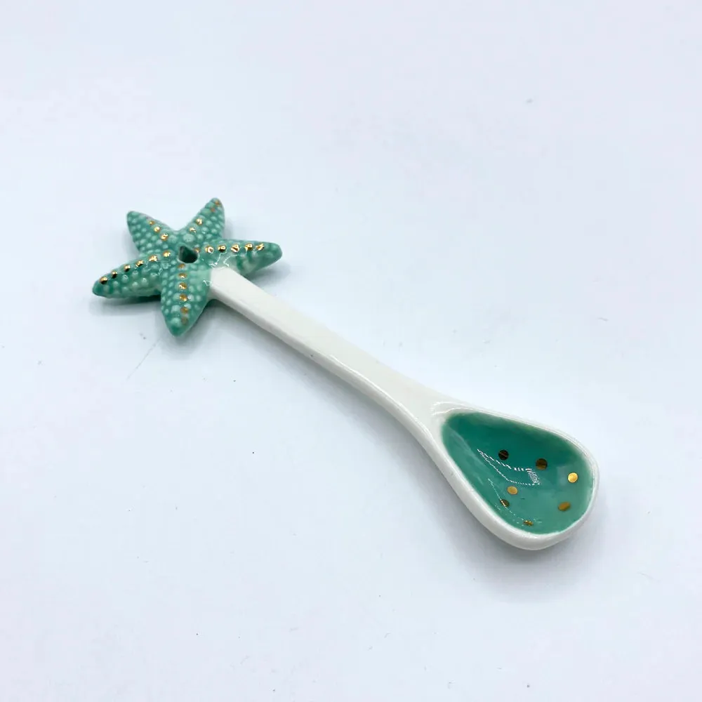 Coral Seahorse and Starfish Spoon Set-house of disaster