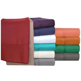 Cotton Blend 800 Thread Count Solid Pillowcase Set of 2