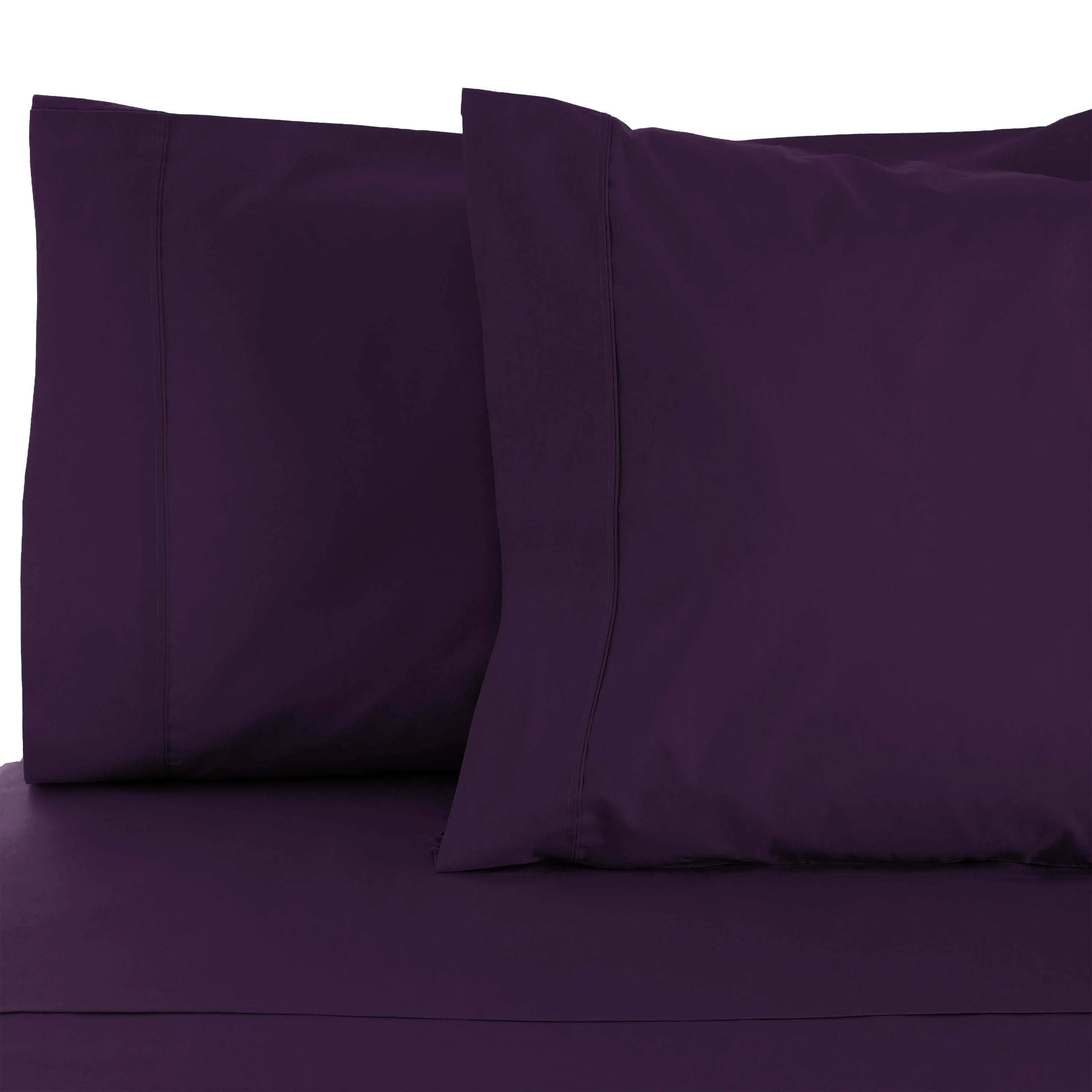 Cotton Blend 800 Thread Count Solid Pillowcase Set of 2