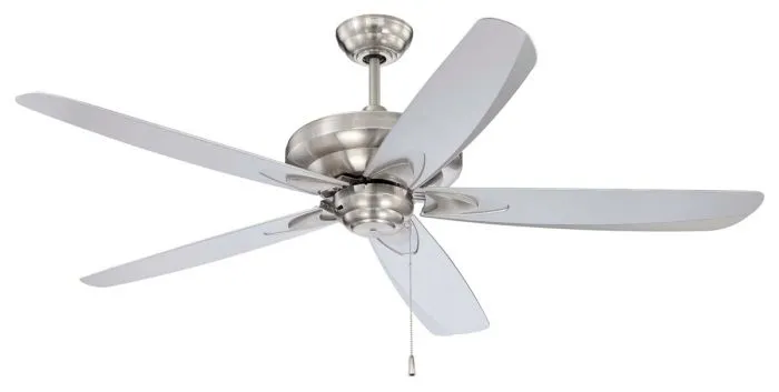 Craftmade ZE56BNK5 - 56 Inch Ceiling Fan w/Blades Brushed Polished Nickel