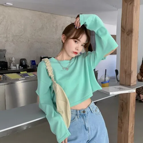 Crop Top Ulzzang