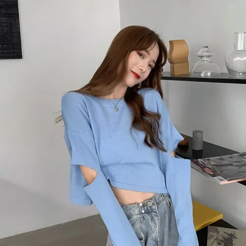 Crop Top Ulzzang