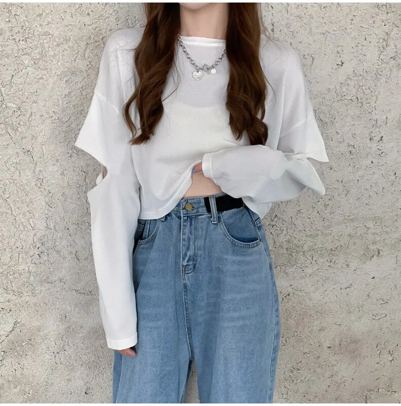 Crop Top Ulzzang