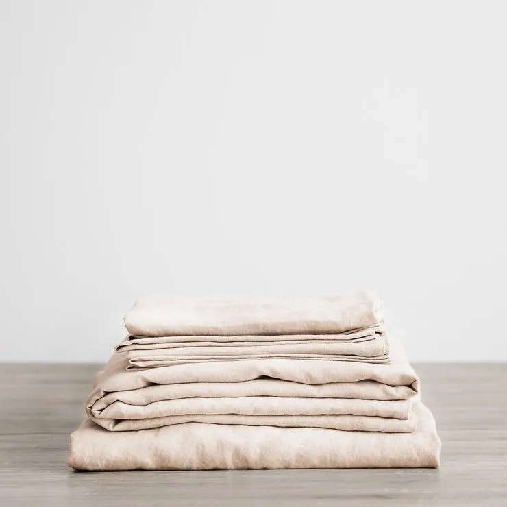 CULTIVER LINEN SHEET SET - CONTACT US TO PLACE AN ORDER