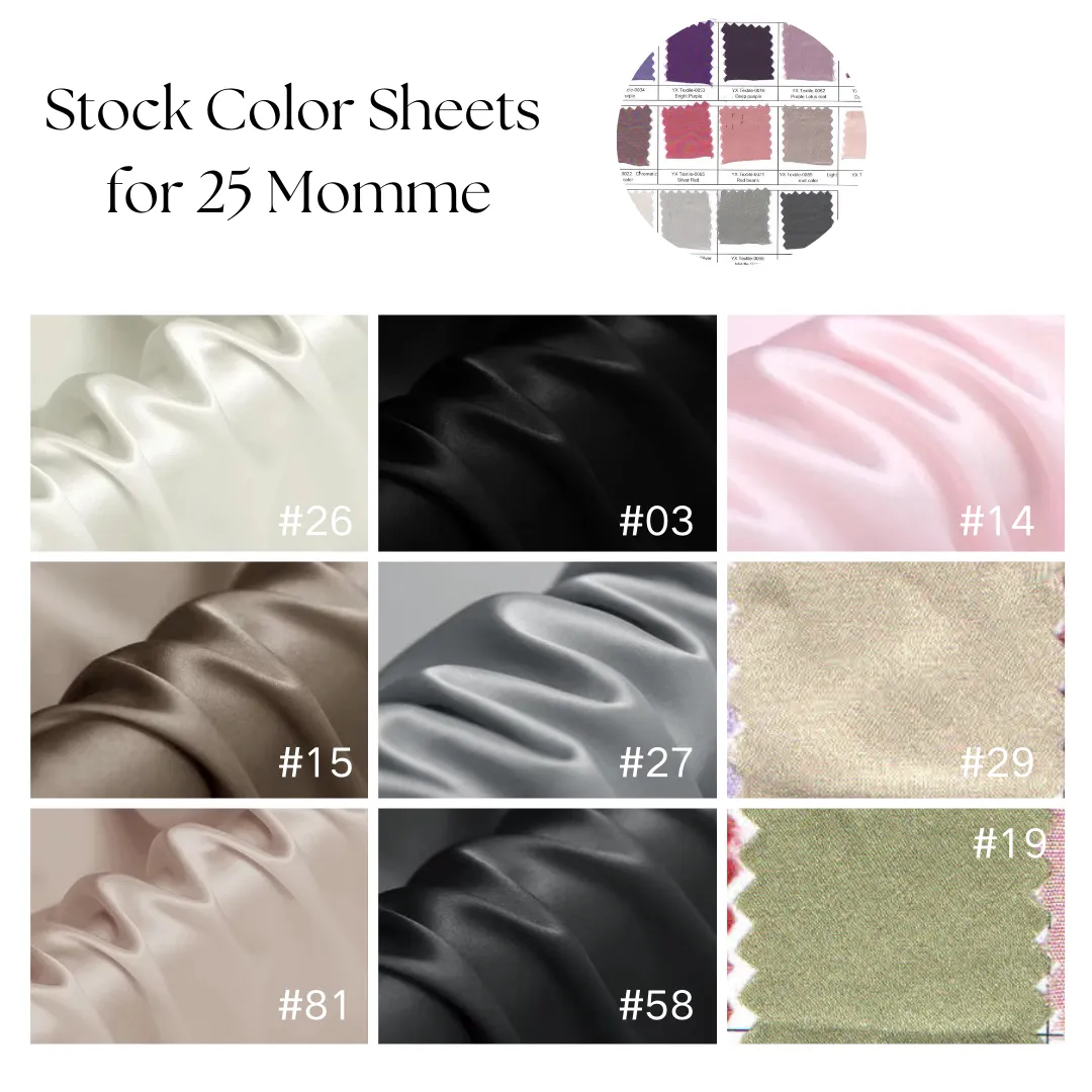 Custom Wholesale Silk Pillowcase 25 Momme Envelope Closure - Standard size