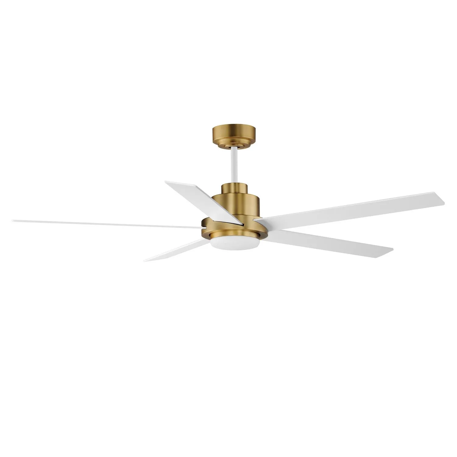 Daisy 60" Ceiling Fan in Natural Aged Brass