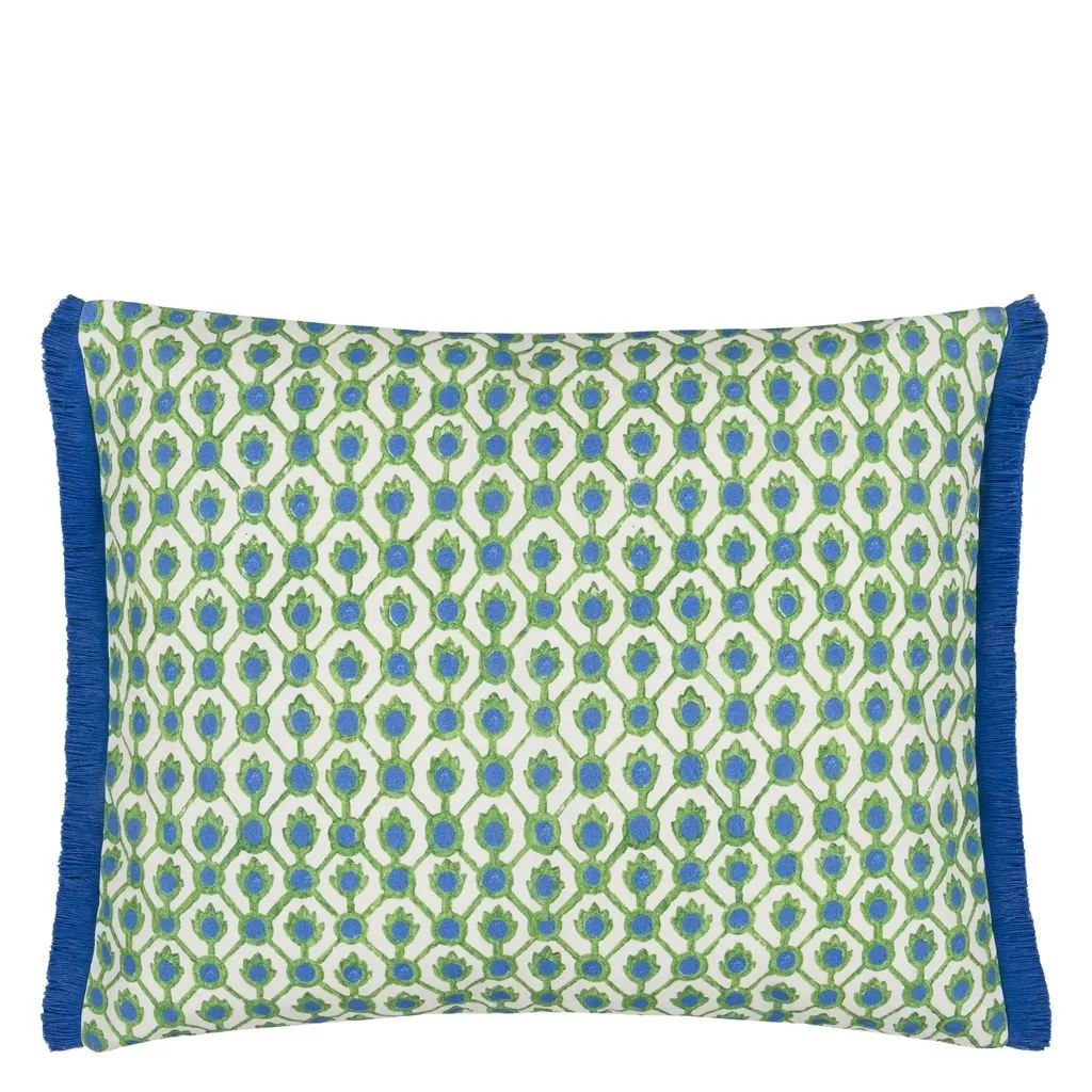 Designers Guild Jaal Emerald Outdoor Decorative Pillow