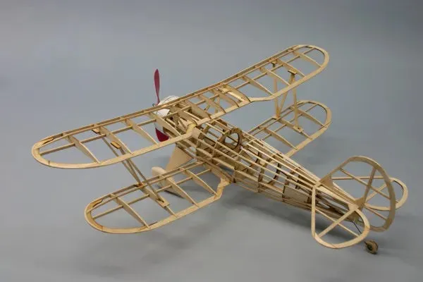 Dumas Waco YMF-5 Plane Wooden Model Kit