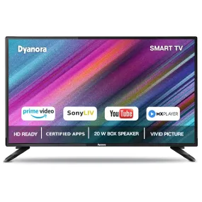 Dyanora 60 cm (24 inch) HD Ready LED Smart Linux Based TV with Noise Reduction, Powerful Audio Box Speakers (DY-LD24H4S)