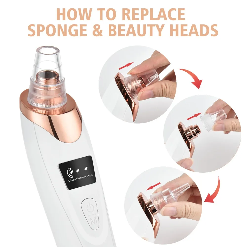 Electric Vacuum Deep Cleansing Pore Cleaner Machine