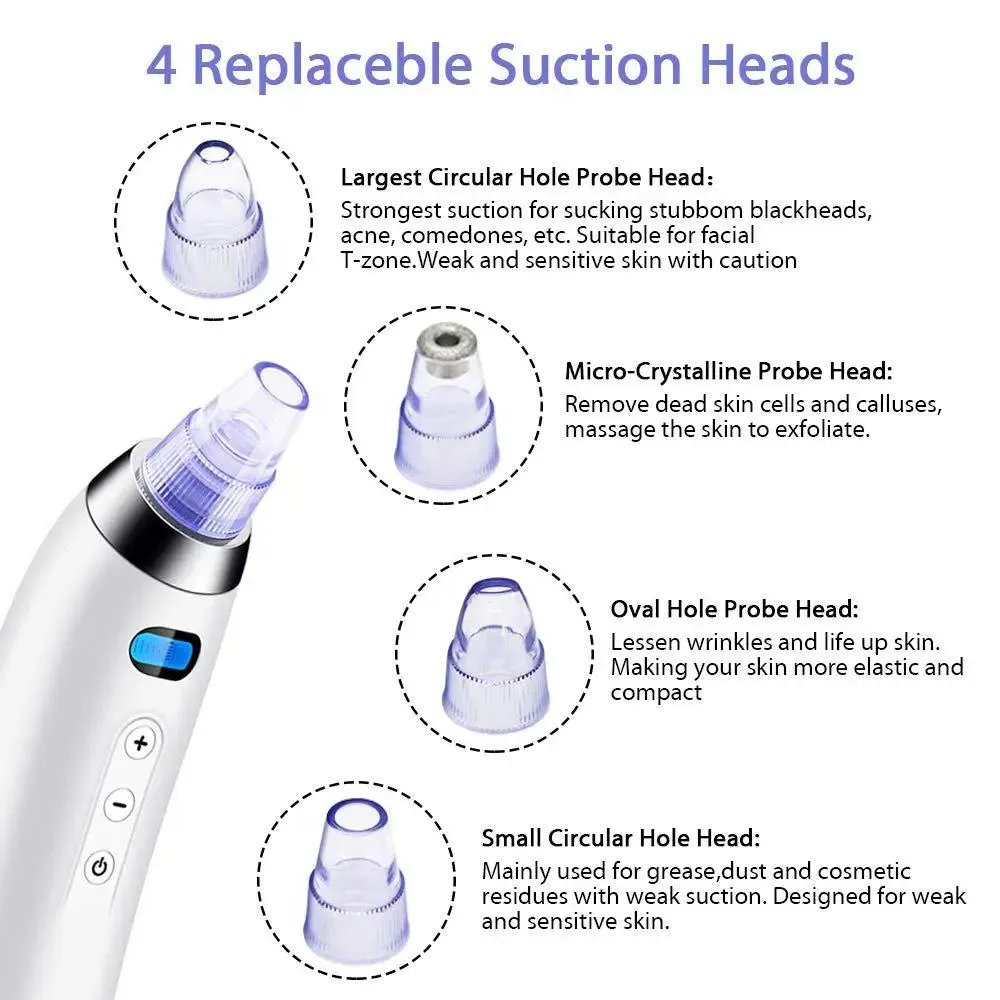 Electronic Blackhead Vacuum Cleaner Facial Pore Cleaner Extractor SP