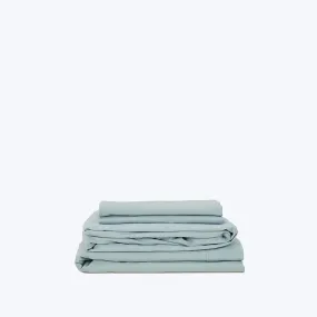 Essential Percale Sheet Set Sky