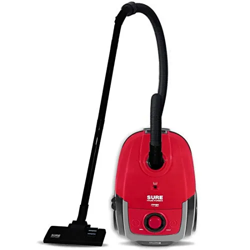 Eureka Forbes Power Vac Vacuum Cleaner, 1400 Watts with Vario Power (Red & Black)