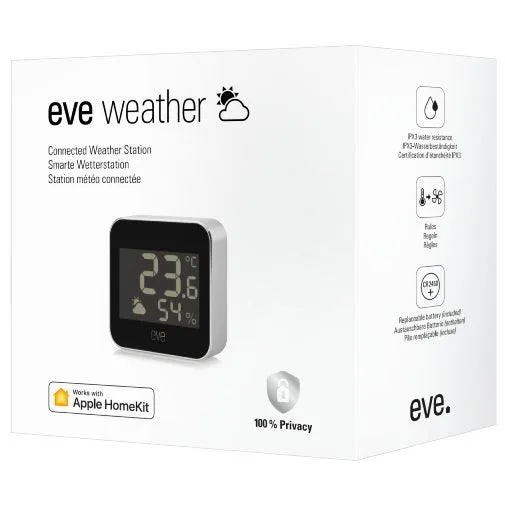 Eve Weather Temperature Humidity Monitor Sensor Bluetooth