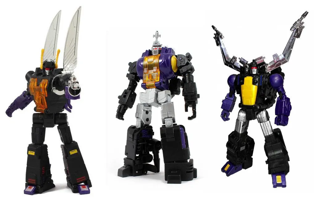 Fans Toys Set of 3 Figures (FT-12 Grenadier (Purple Chest), FT-13 Mercenary, FT-14 Forager)