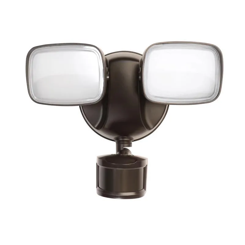 Feit LED Motion-Sensing Hardwired LED Bronze Security Floodlight