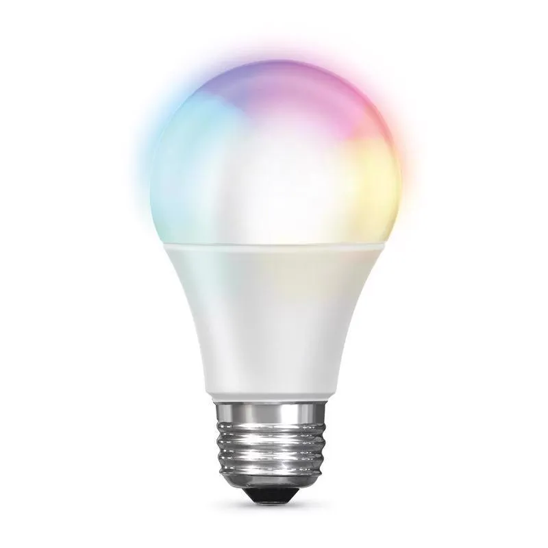 Feit Smart Home A19 E26 (Medium) Smart-Enabled LED Bulb Color Changing 60 Watt Equivalence 1 pk