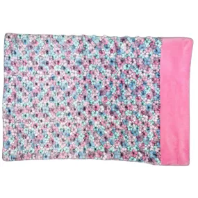 Floral Dot Minky Pillow