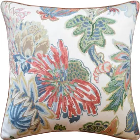 Floral Gala Wheat Decorative Pillow Ryan Studio