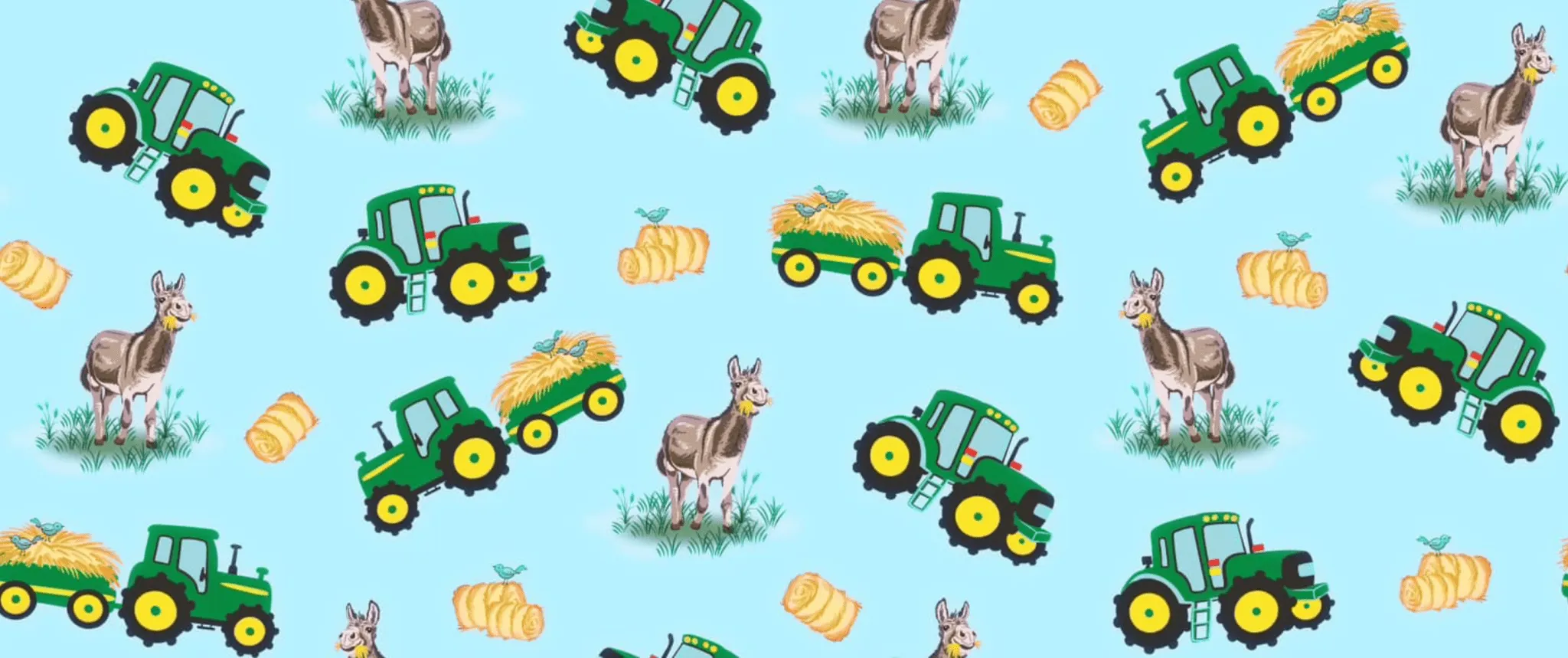 Free Birdees Green Tractors 2-Pack Toddler Pillow Case