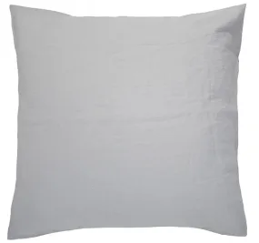 French Linen European Pillowcase Silver