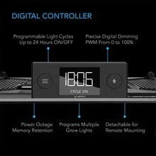 Full Spectrum LED Grow Light 130W, AC-IGS22 IonGrid S22, Samsung LM301H, 2x2 Ft. Coverage