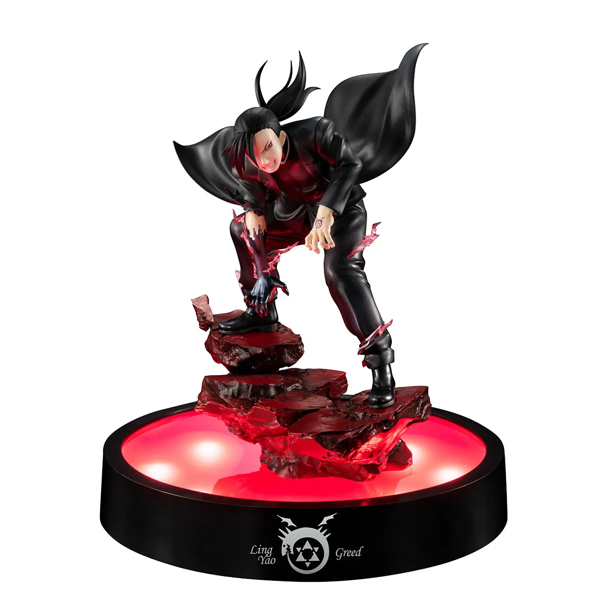 FULLMETAL ALCHEMIST MEGAHOUSE Precious G.E.M. GREED（Ling・Yao) (With LED Base Stand)（Repeat）