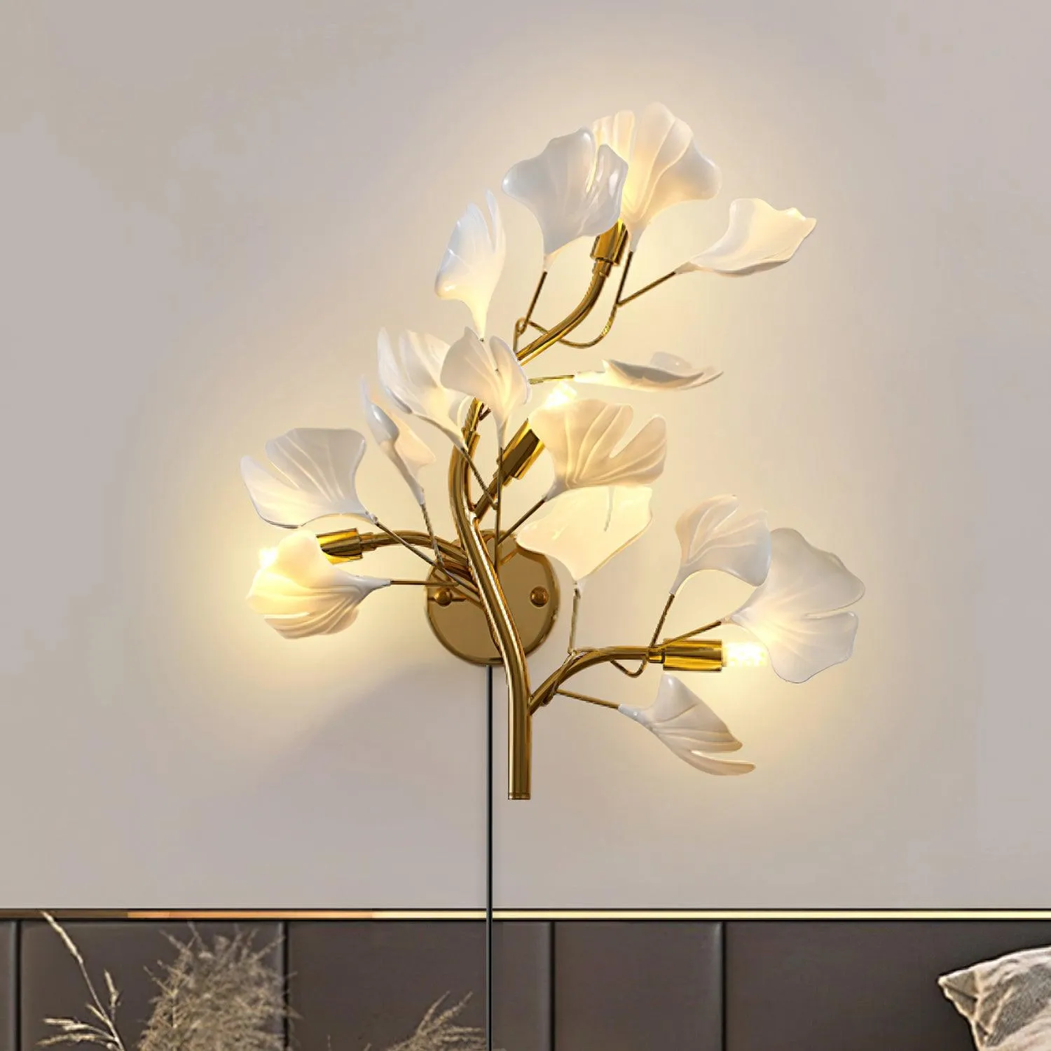 Ginkgo Neiman Plug In Wall Lamp