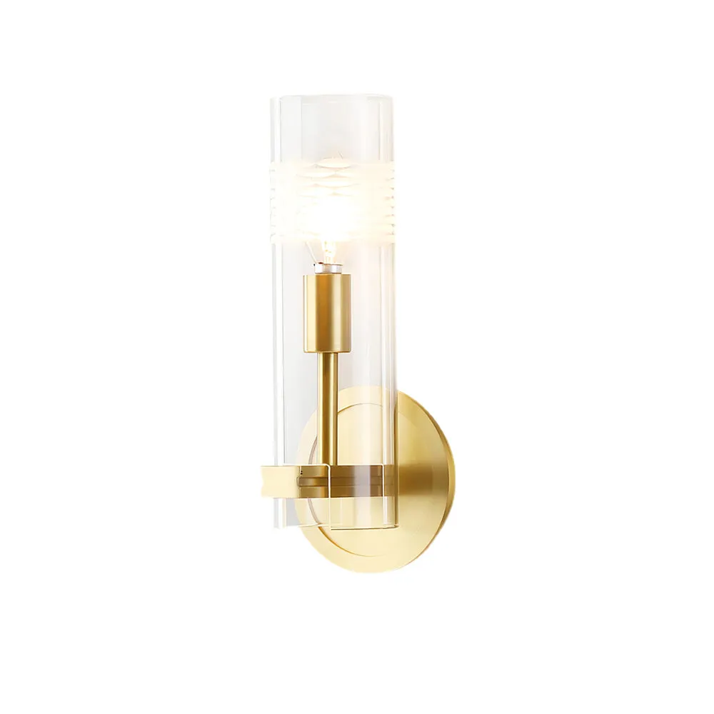 Glass Candlestick Wall Lamp