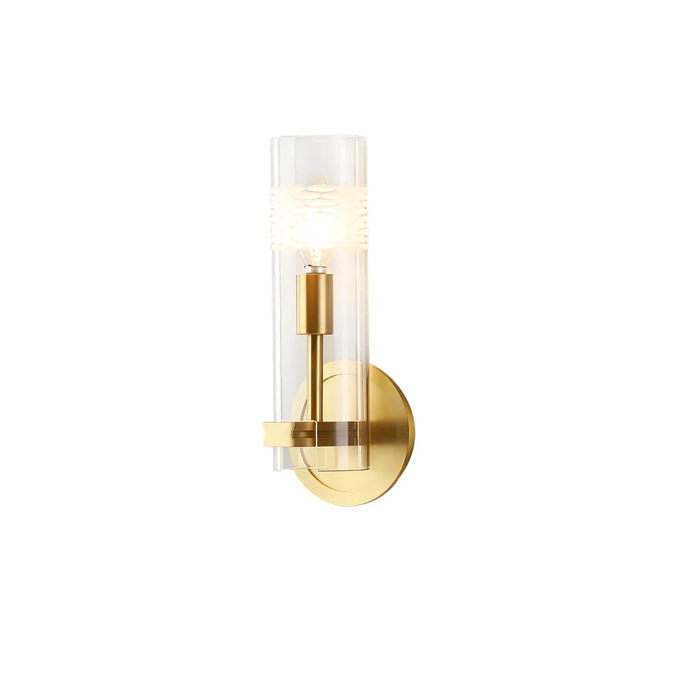 Glass Candlestick Wall Lamp