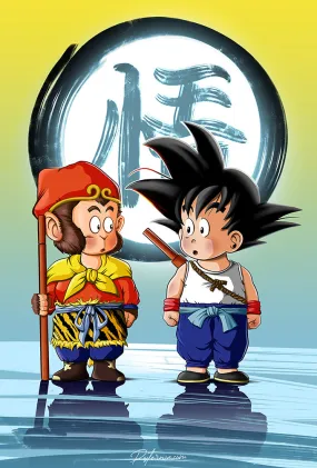 Goku Kid Duo Poster