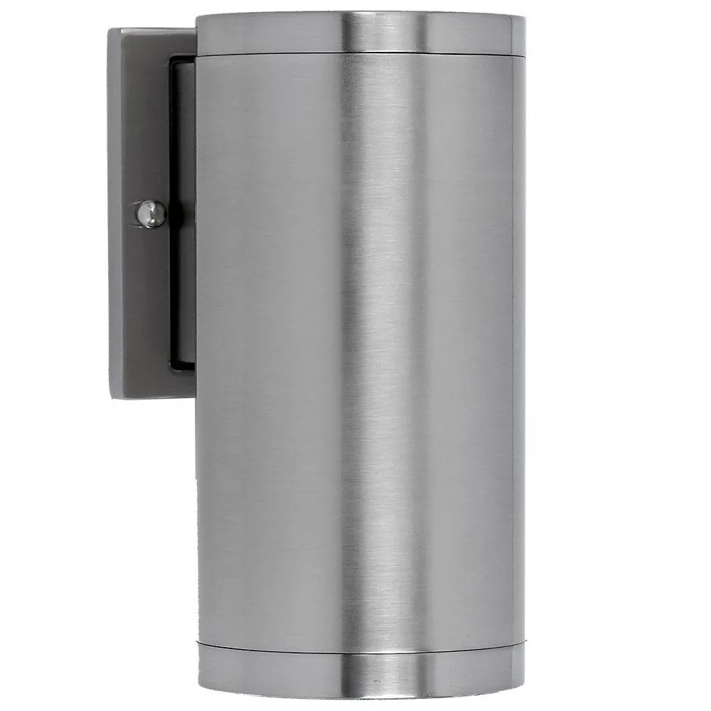 Hamilton Hills Dual Upward and Downward Outdoor Modern Cylindrical LED Wall Light | 12"