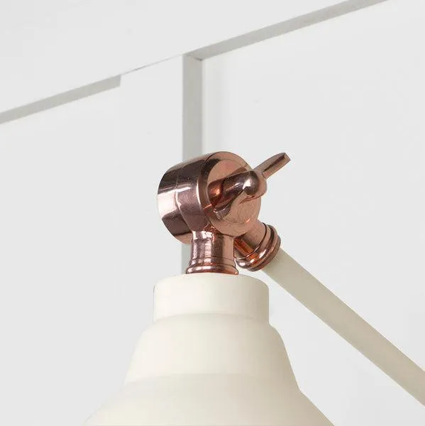 Hammered Copper Brindley Wall Light in Teasel | From The Anvil