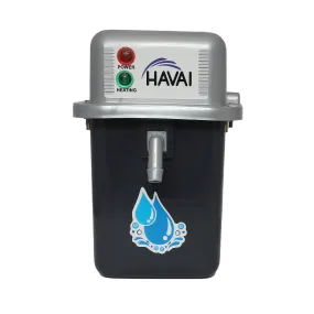 HAVAI Instant Portable Water Heater Geyser 1Litre for Use Kitchen | Restaurant | Office | Labs | Saloon | with Installation Kit (With MCB)