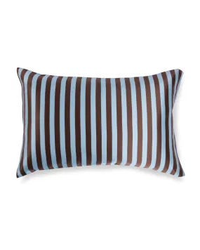 Hommey Silk Pillowcase - Iced Chocolate Stripes