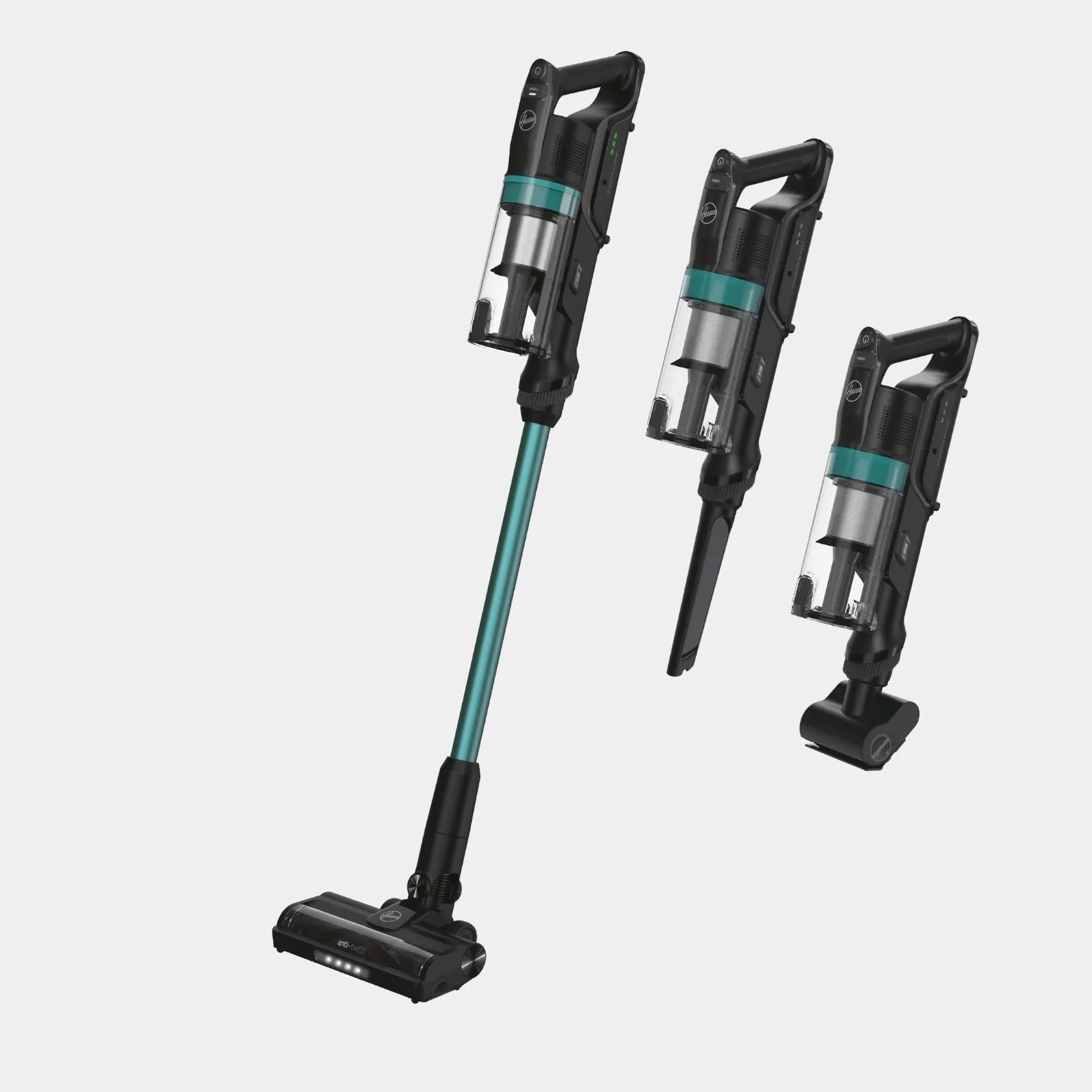 Hoover Cordless Vacuum Cleaner with Anti Hair Wrap, Turquoise - HF1  Pet