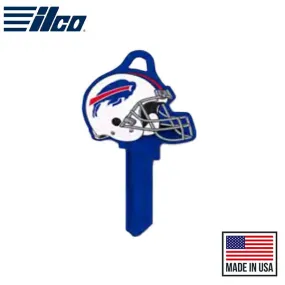 Ilco - NFL TeamKeys - Helmet Edition - Key Blank - Buffalo Bills - KW1 (5 Pack)