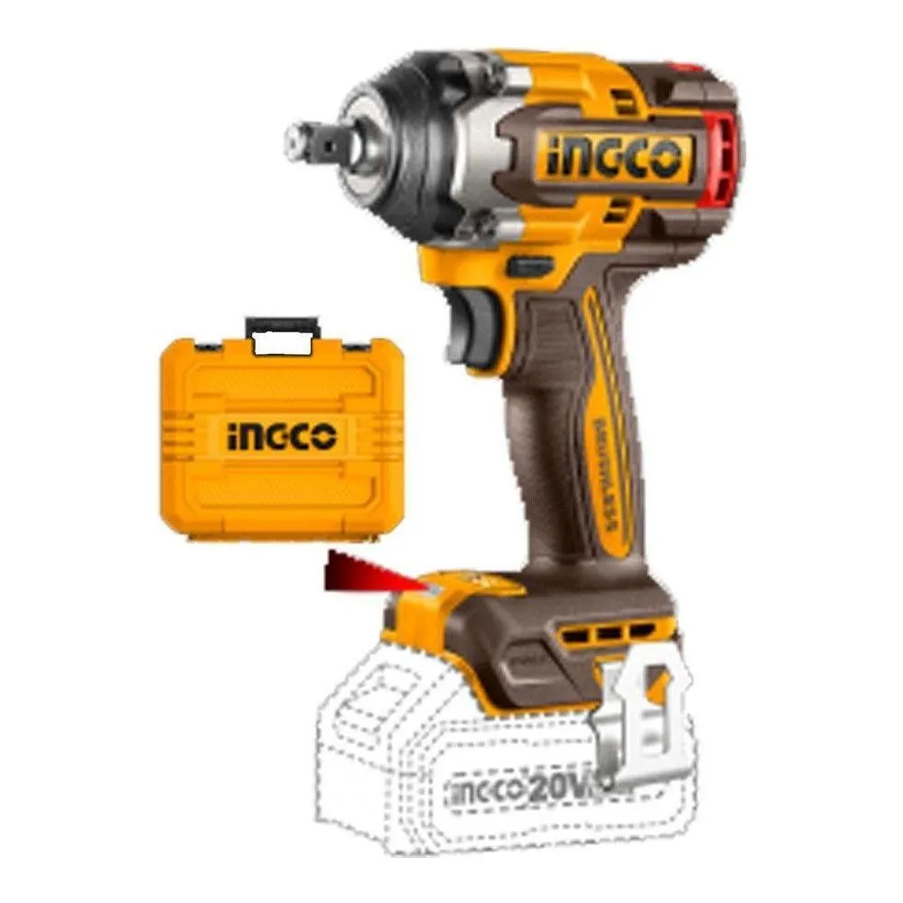 Ingco CIWLI2050 Li-Ion Impact Wrench 20V