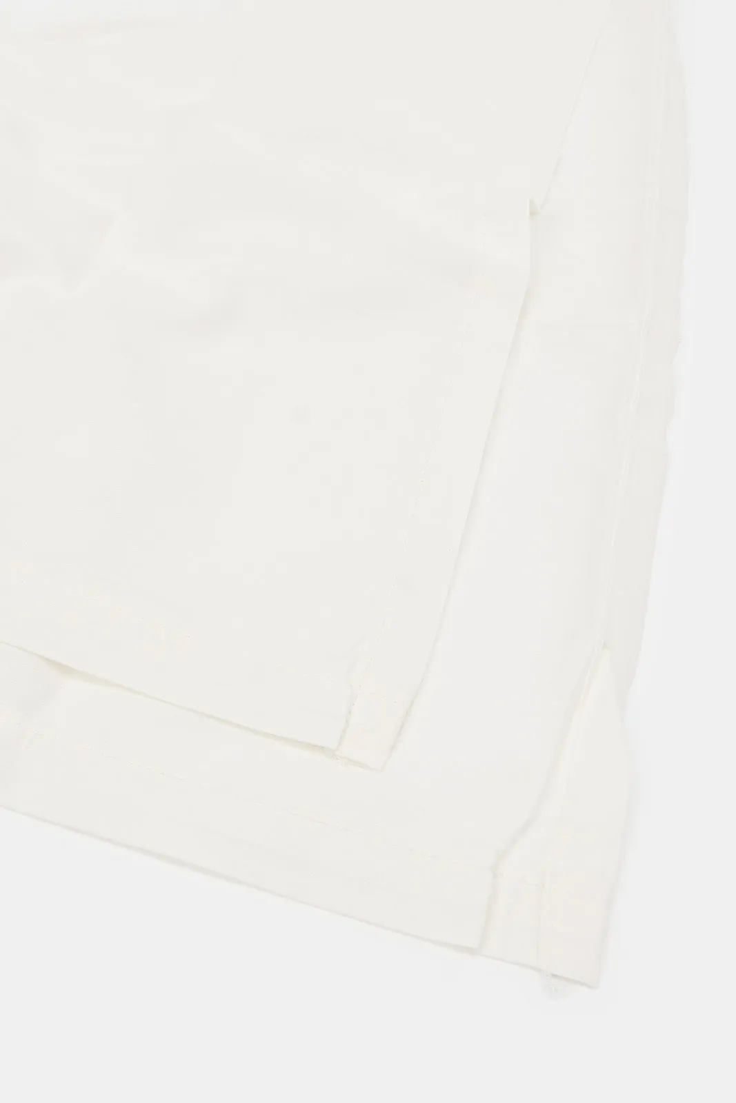 Ivory Plain Flat Sheet Set (Double Size)