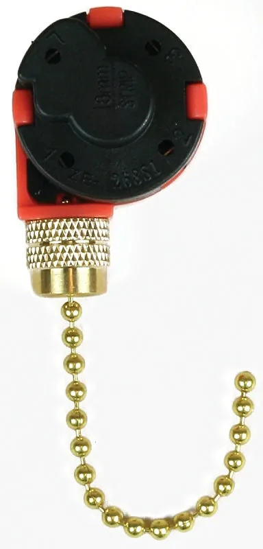 Jandorf 60303 Pull Chain Switch, 250 V, 3 A, Brass :CD: QUANTITY: 1