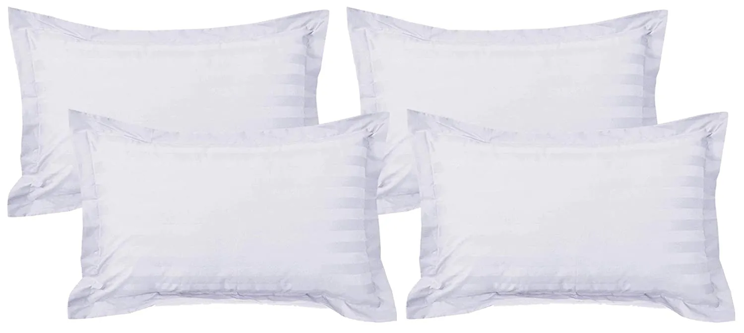 JDX Premium Ultra Soft Microfiber Pillows for Sleeping  White Set of 4