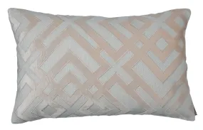 Karl Blush Small Rectangle Pillow by Lili Alessandra