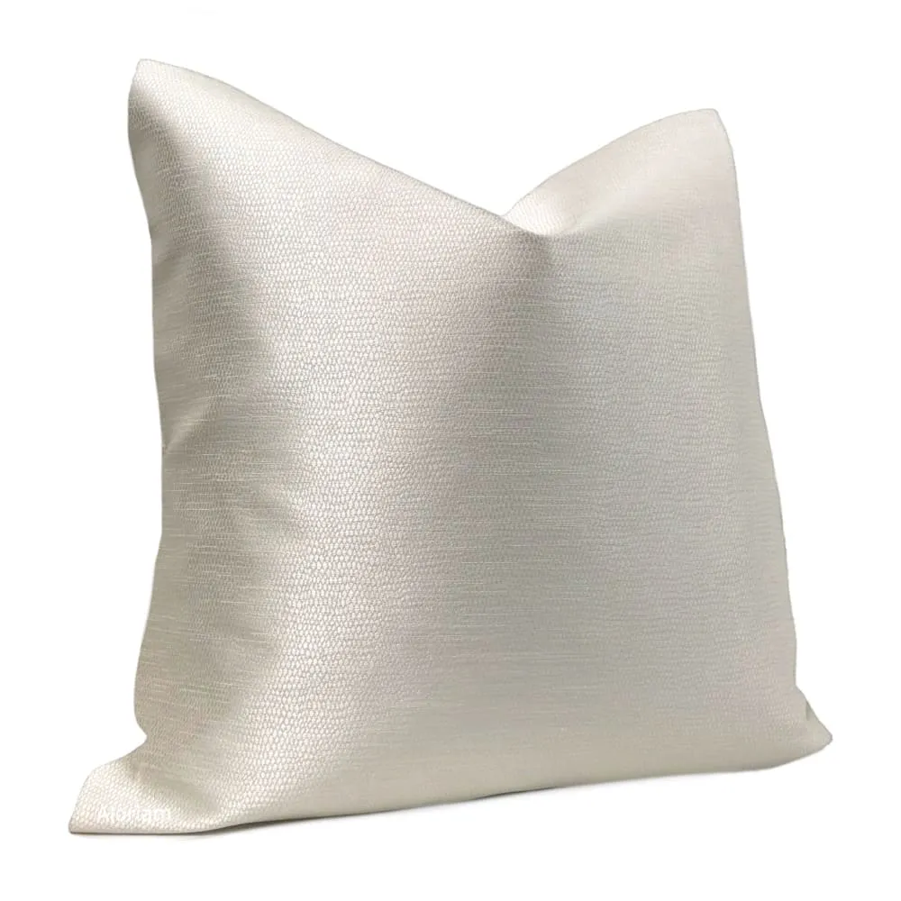 Keira Pearlescent Cream Texture Pillow Cover