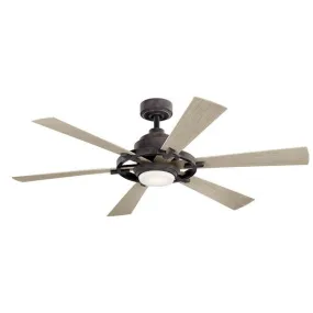 Kichler 300241AVI Iras™ LED 52" Ceiling Fan Anvil Iron